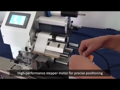 Kablo Tel OD 4-10mm Otomatik Masaüstü Kablo Etiketleyici Etiket Katlama Makinesi