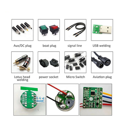 USB Konektörü Elektrik Kablosu Lehimleme Makinesi Kalay PCB / LED / Robot Kaynak