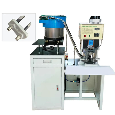 2.0T Otomatik titreşimli plaka besleme 3 Pin 2 Pin Plug Terminal Güç Kablosu Plug Kablo Crimping Makinesi