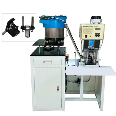 2.0T Otomatik titreşimli plaka besleme 3 Pin 2 Pin Plug Terminal Güç Kablosu Plug Kablo Crimping Makinesi