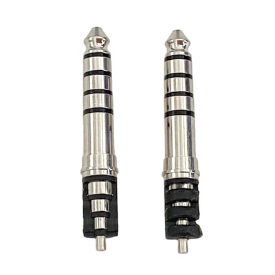 Nikel kaplı fiş kulaklık fişi 4.4mm 5 kutup 33L Erkek ses bağlantısı
