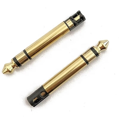 Altın kaplama 6.35mm Mono 50L Audio Erkek kulaklık fiili ile kulaklık