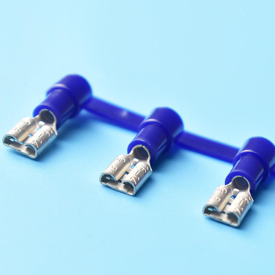 Naylon Yalıtımlı Kılıf 6.3Mm Sıkma Faston Dişi Terminal Konnektör Pabuç Terminali Kablo Pabucu
