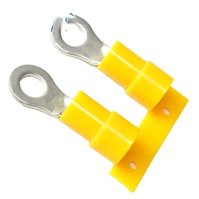 Özel 12 Awg Ring Terminal Lugs Spade Terminal Bağlantısı Crimp Wire Terminal