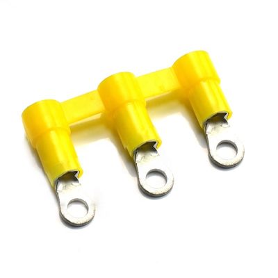 Özel 12 Awg Ring Terminal Lugs Spade Terminal Bağlantısı Crimp Wire Terminal