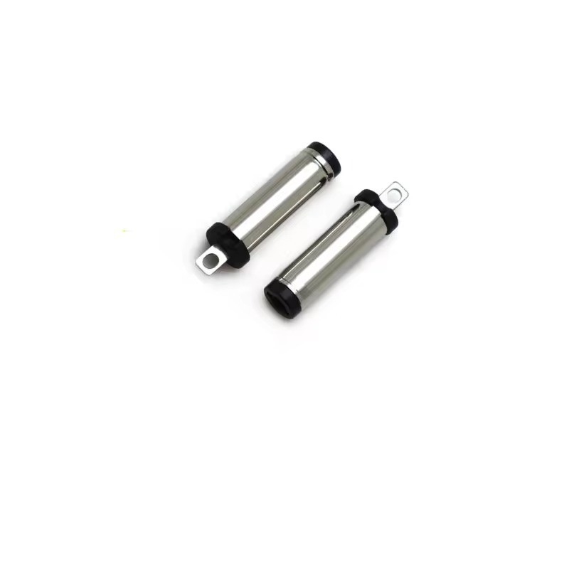 Nikel kaplamalı lehimli DC fiş Erkek 5.5mmX2.1mm DC güç Fıçı Bağlantısı