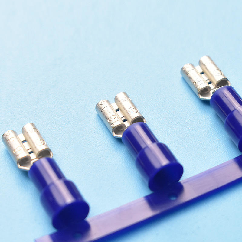 Naylon Yalıtımlı Kılıf 6.3Mm Sıkma Faston Dişi Terminal Konnektör Pabuç Terminali Kablo Pabucu