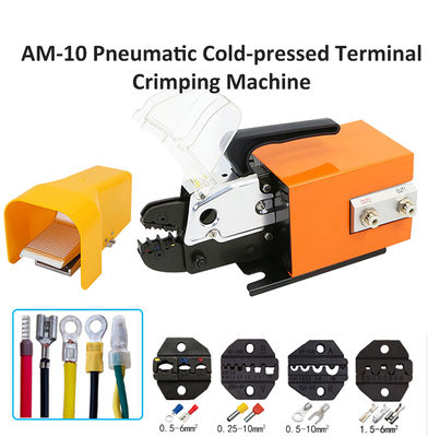 Çok Fonksiyonlu Pnömatik Tel Terminal Sıkma Makinesi CX-AM-10 1.3T Otomatik