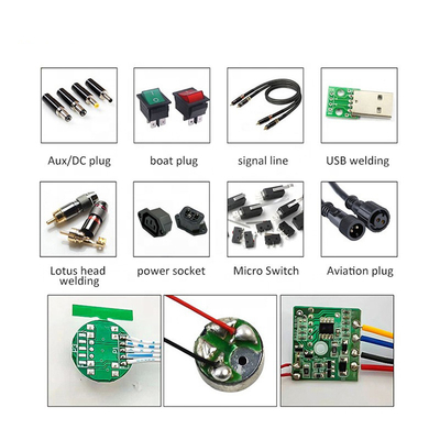 USB Konektörü Elektrik Kablosu Lehimleme Makinesi Kalay PCB / LED / Robot Kaynak