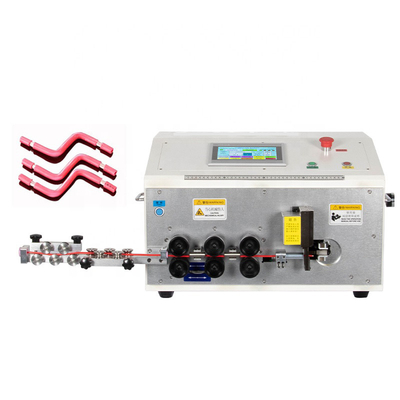 Yüksek Verimli Elektrikli Tel Sıyırma Makinesi Kesme Bükme Çok Fonksiyonlu