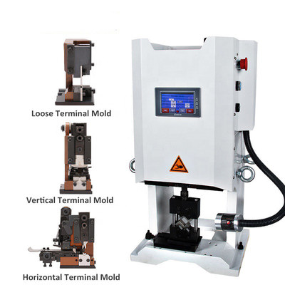 Kablo Lug Terminal Crimping Crimp Makine Yarım Otomatik Servo Kablo Halkası Terminal Aracı
