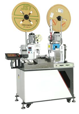 Çift Uçlu 3.96mm Tel Terminal Sıkma Makinesi Tam Otomatik Yüksek Hassasiyet