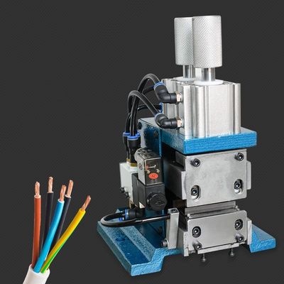 AWG32-AWG16 Pnömatik Tel Soyma Makinesi Küçük Dikey