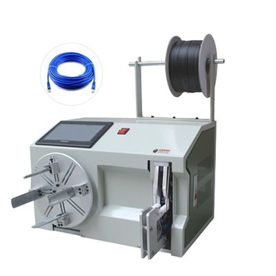 75-140mm Kravat Yarı Otomatik Tel Sarma Makinesi USB Kablo Bağlama Makinesi